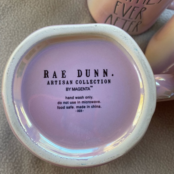 RaeDunn by Magenta, “Happily Ever After”, Pink Iridescent Mug - Picture 5 of 11